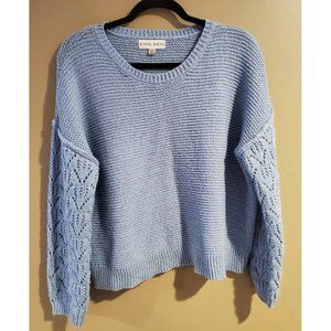Women's Blue Knox Rose Pullover Sweater, Size XXL